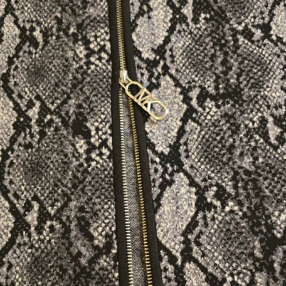 Michael Kors Black and Gray Sheath Maxi Dress Sleeveless - Picture 10 of 16